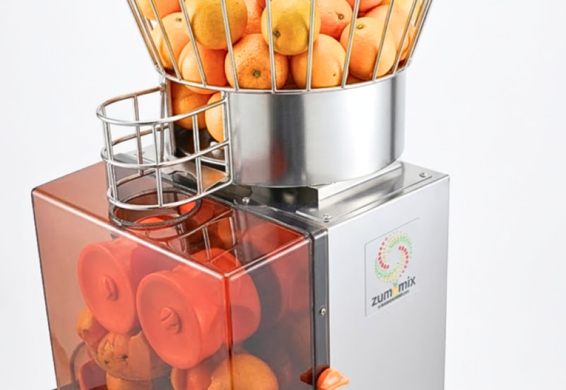 exprimidor de naranjas industrial con tolva b2